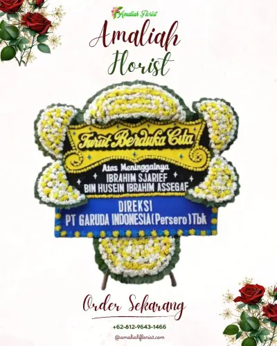 Papan Bunga Duka di Rancagong